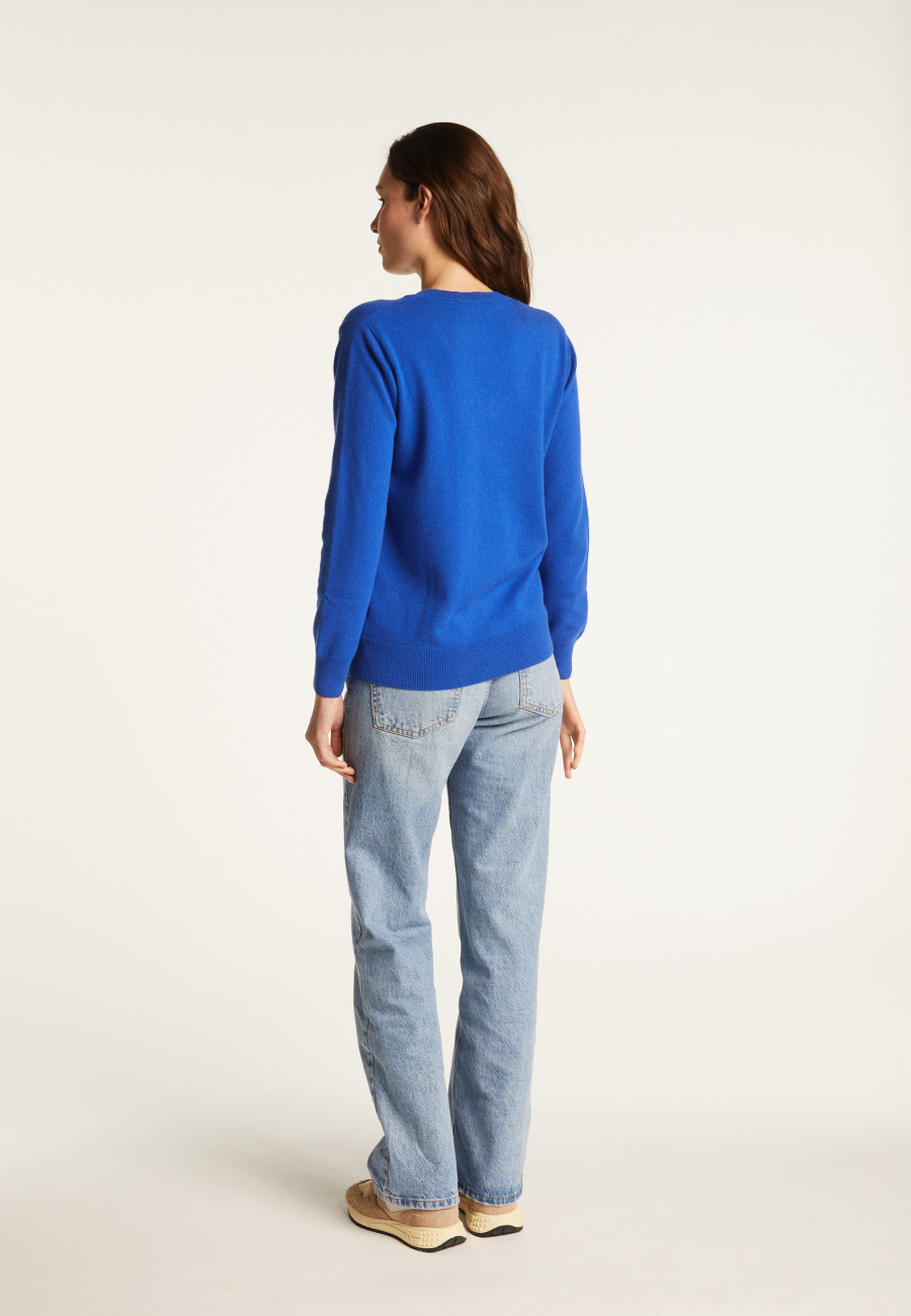 Pull col V en cachemire - Abel