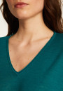 Batwing sleeve sweater in slub linen - Balou