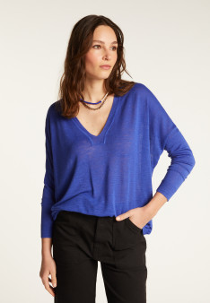 Slub linen sweater - Beja