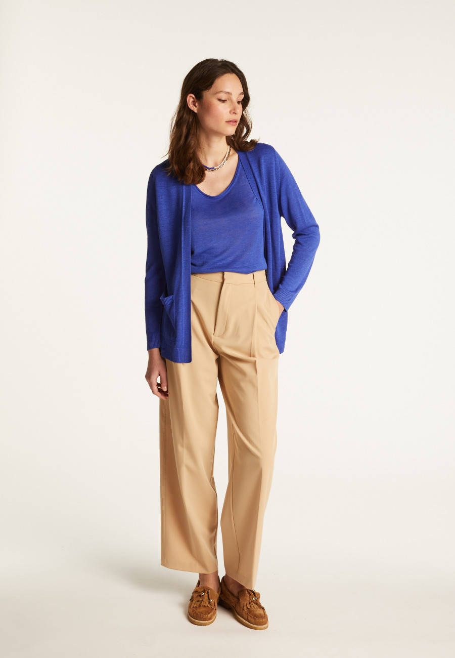 Gilet en lin flammé - Naelle