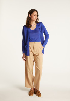 Gilet en lin flammé - Naelle