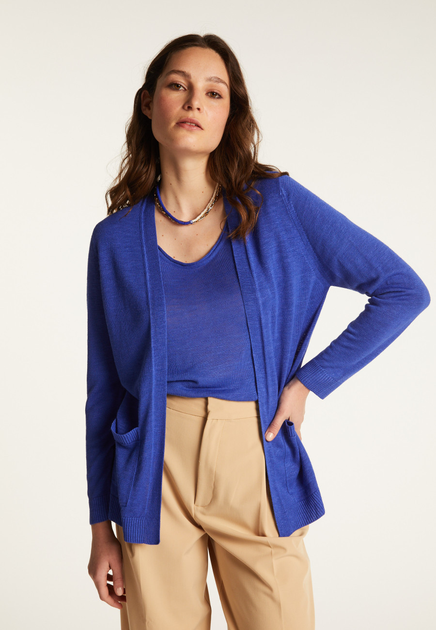 Gilet en lin flammé - Naelle