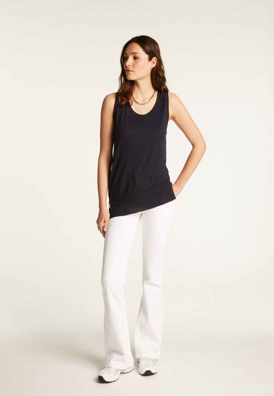 Cashmere and silk tank top - Daisy