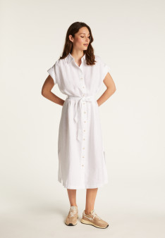 Robe manches longues en lin - Emy