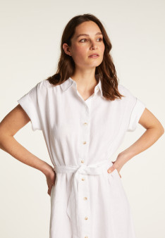 Robe manches longues en lin - Emy