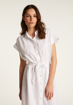 Robe manches longues en lin - Emy