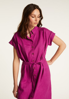 Robe manches longues en lin - Emy