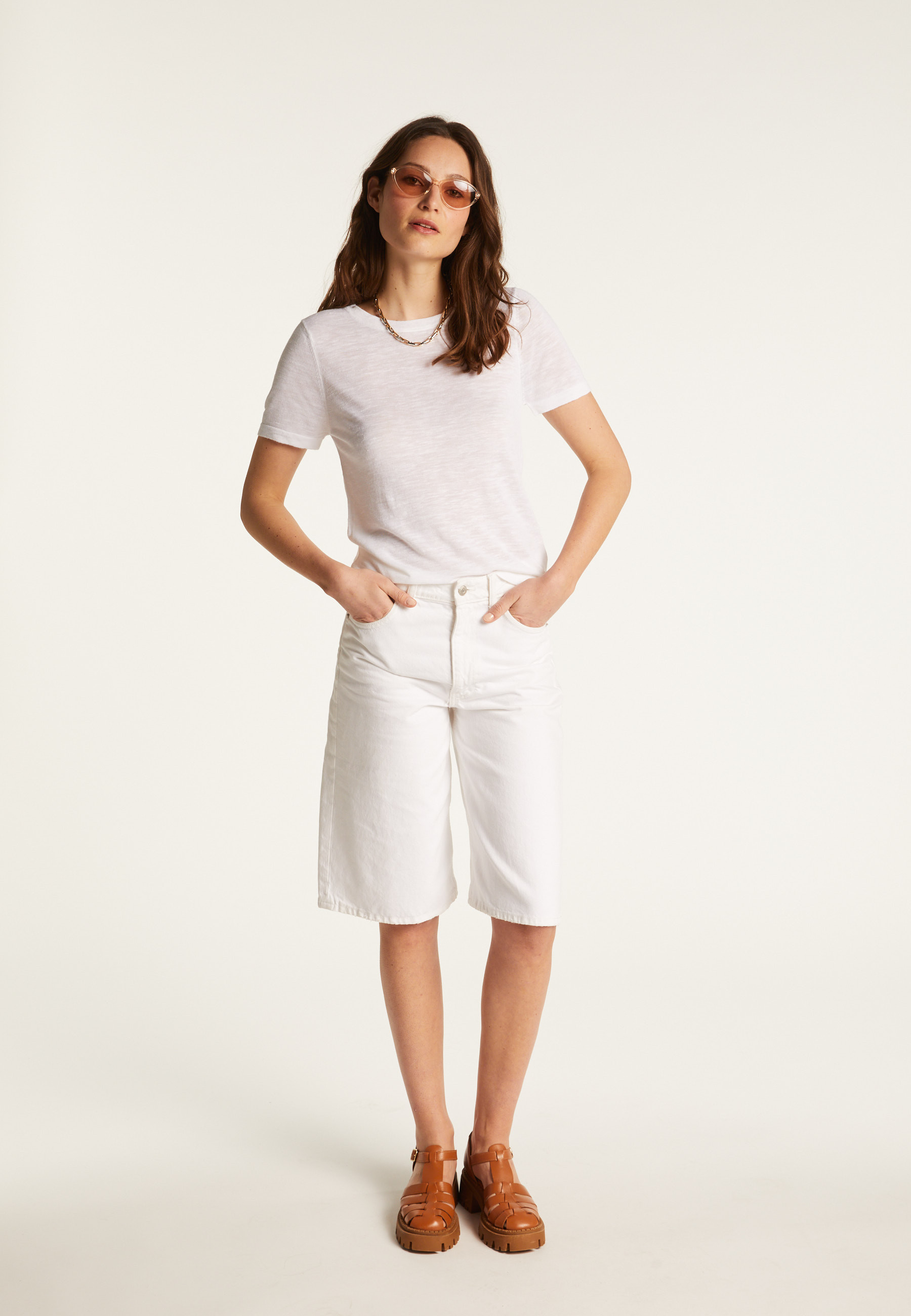 T-shirt en lin flammé - Lucie