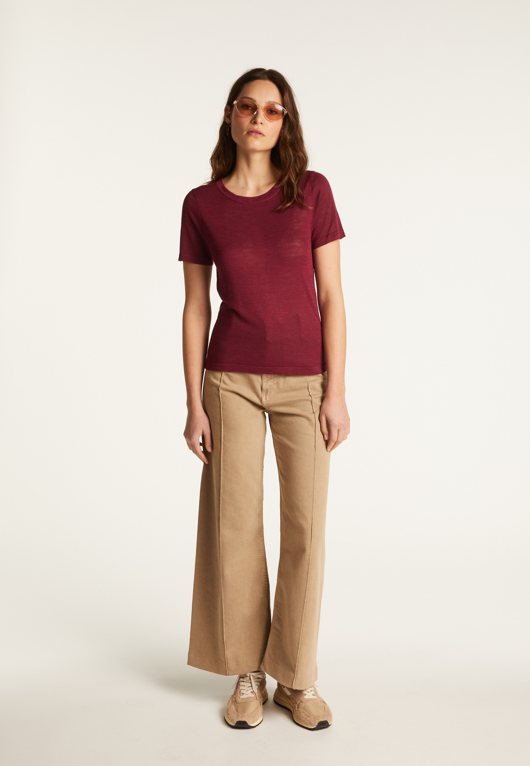 T-shirt en lin flammé - Lucie