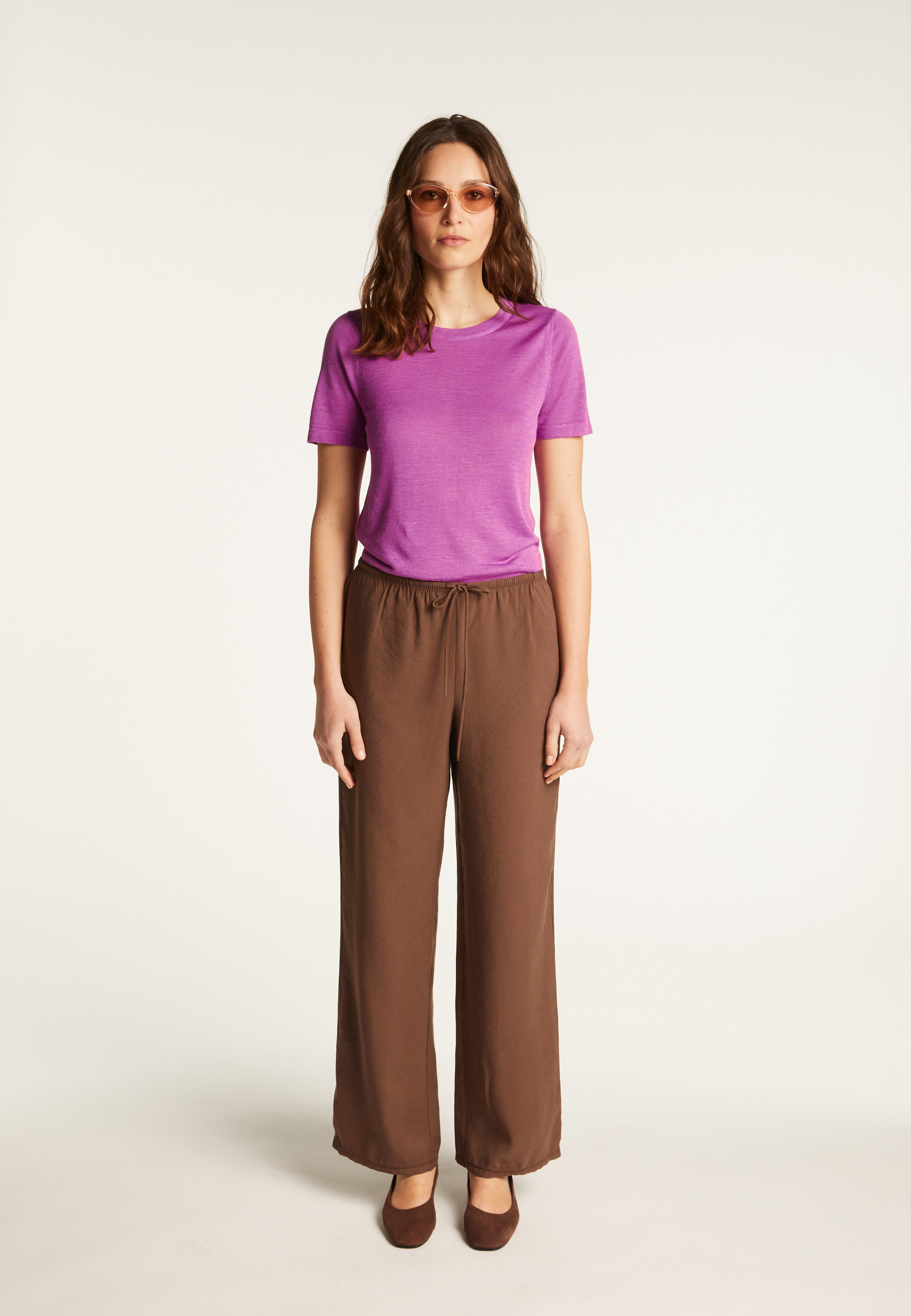 T-shirt en lin flammé - Lucie