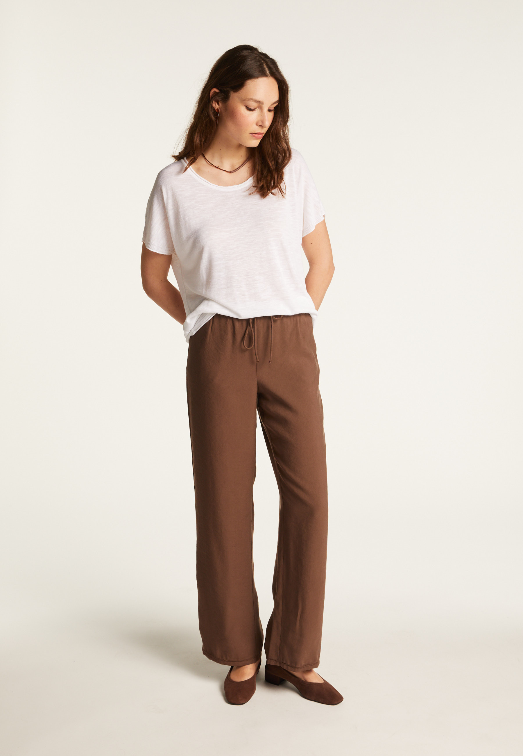 T-shirt en lin flammé - Lola