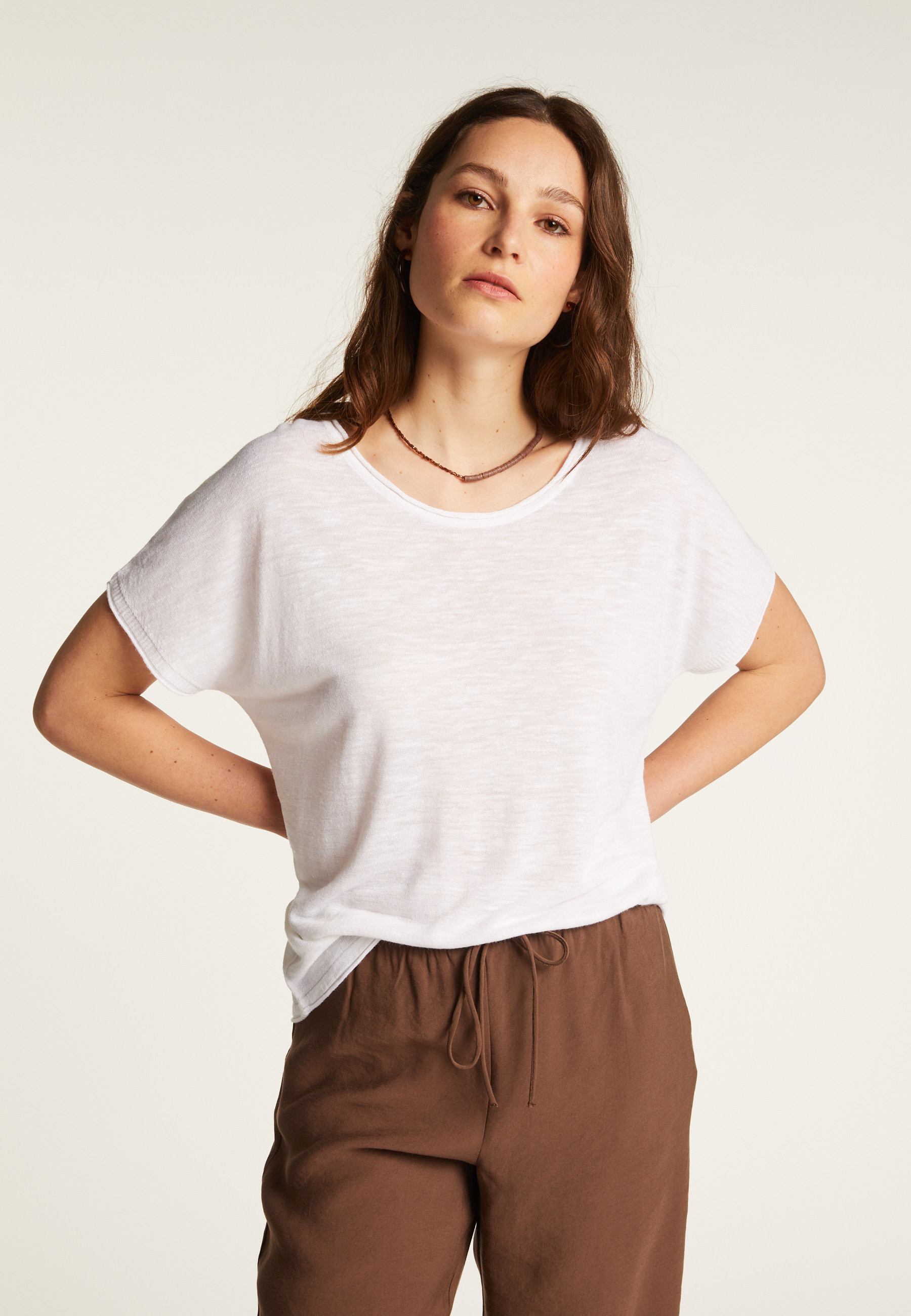 T-shirt en lin flammé - Lola