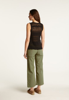 Débardeur ajouré en coton - Danny