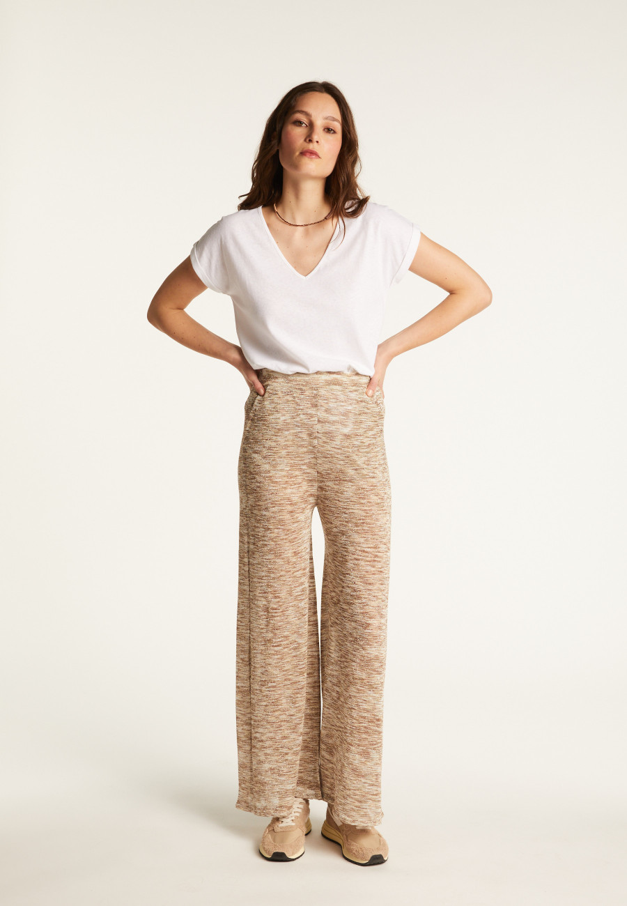 Iridescent wide leg pants - Dixie