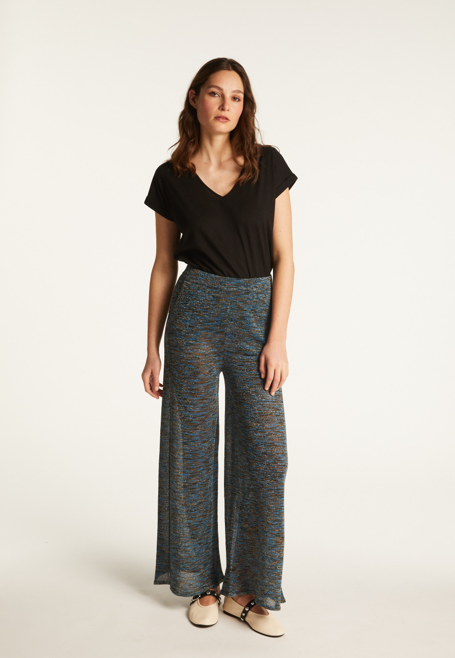 Iridescent wide leg pants - Dixie