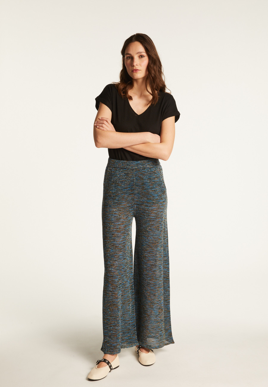 Iridescent wide leg pants - Dixie