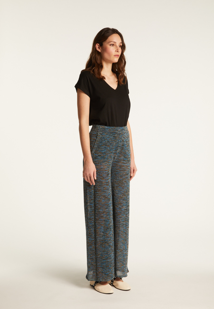 Iridescent wide leg pants - Dixie
