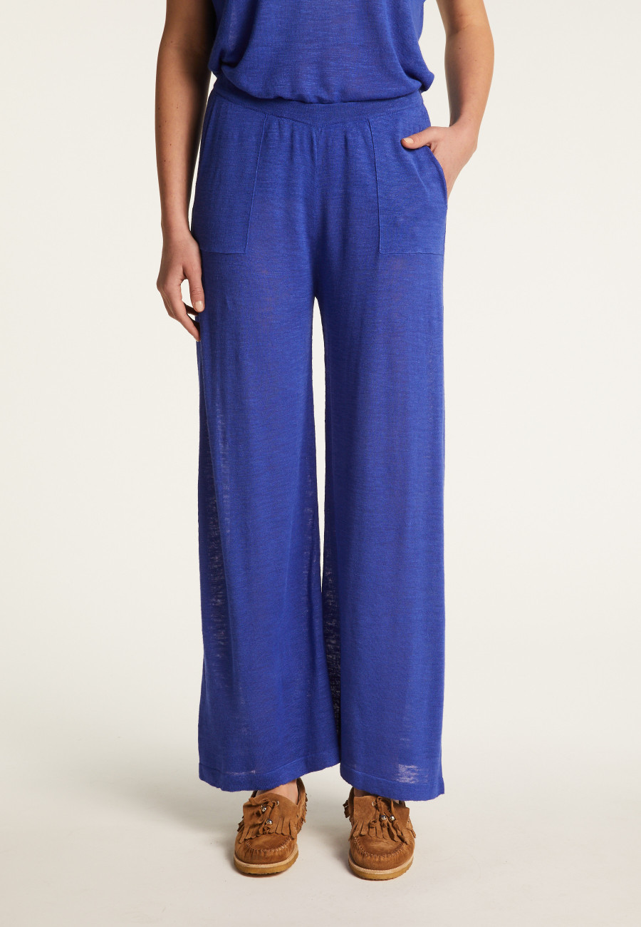 Slub linen pants - Debora