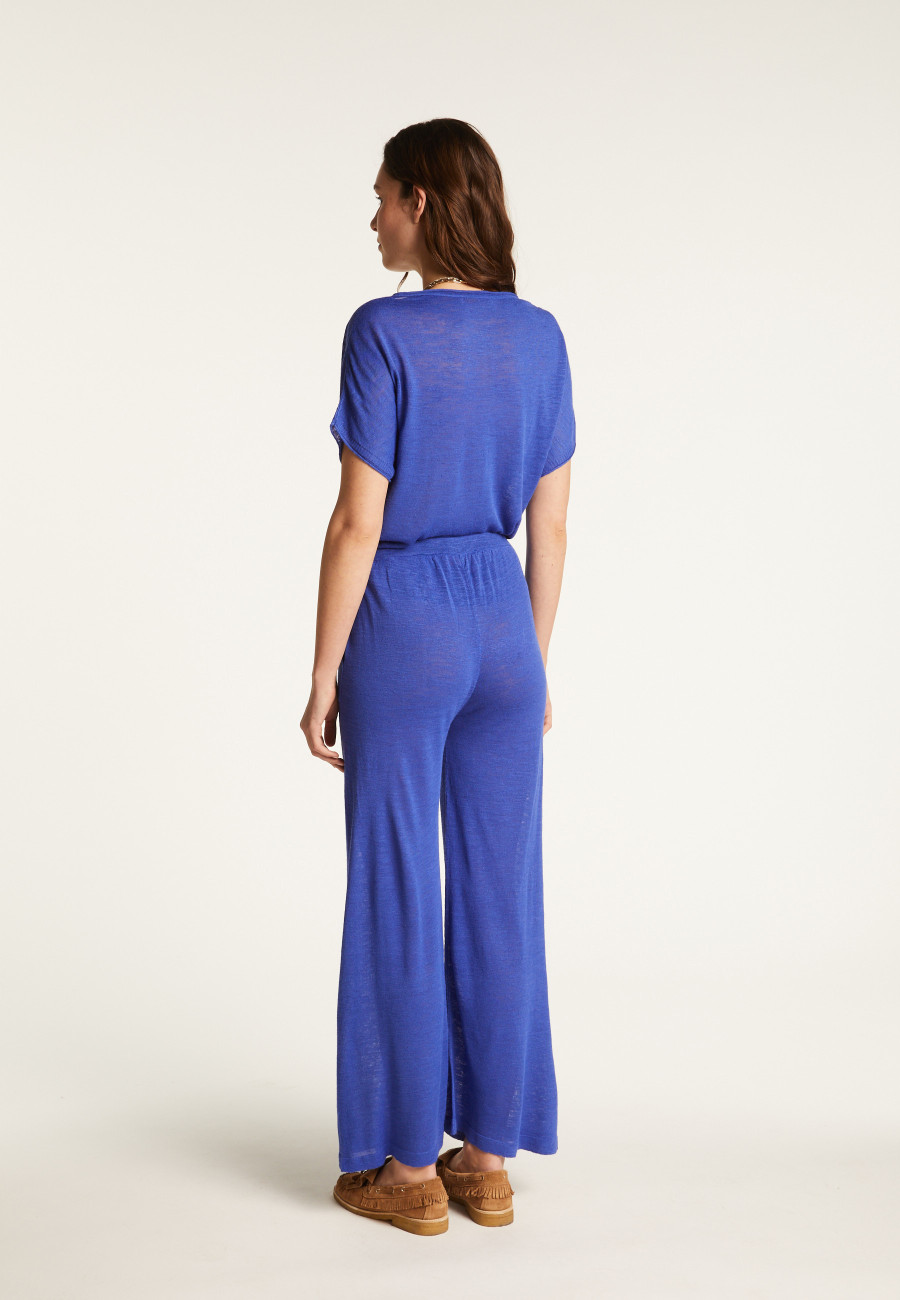 Slub linen pants - Debora