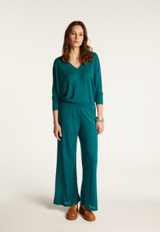 Flamed linen pants - Debora