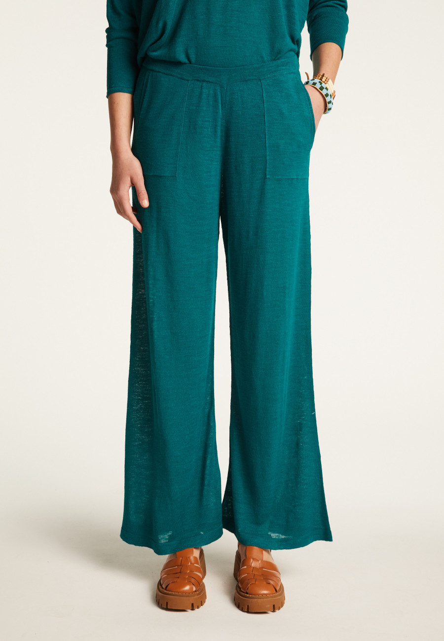 Slub linen pants - Debora