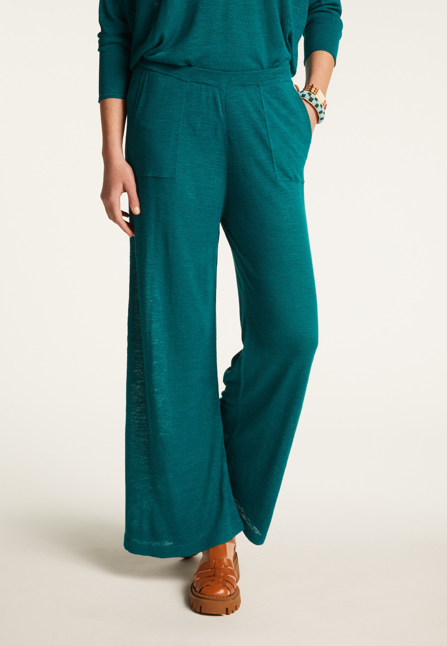 Slub linen pants - Debora
