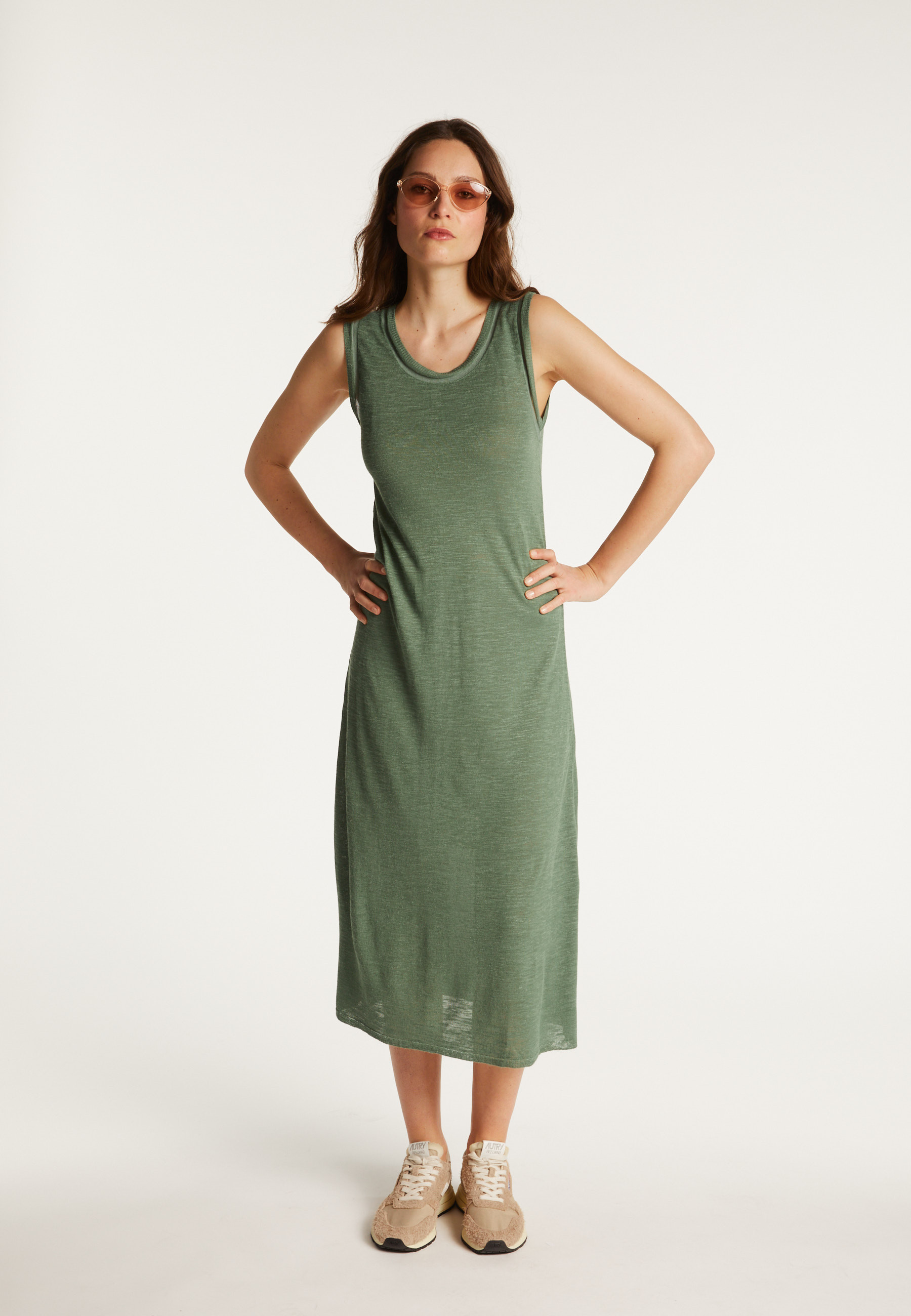 Ensemble robe en lin et coton - Dayana
