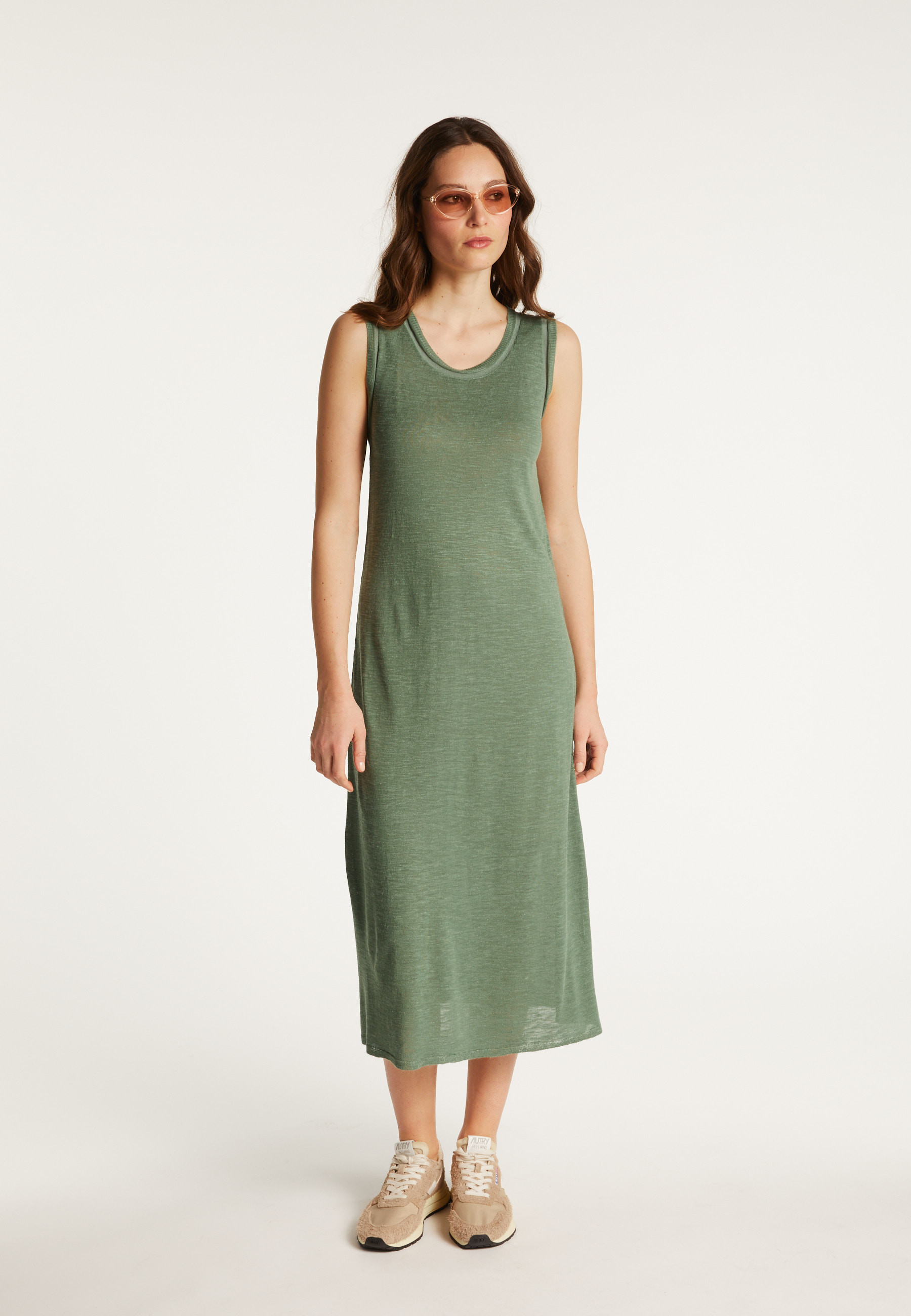 Ensemble robe en lin et coton - Dayana