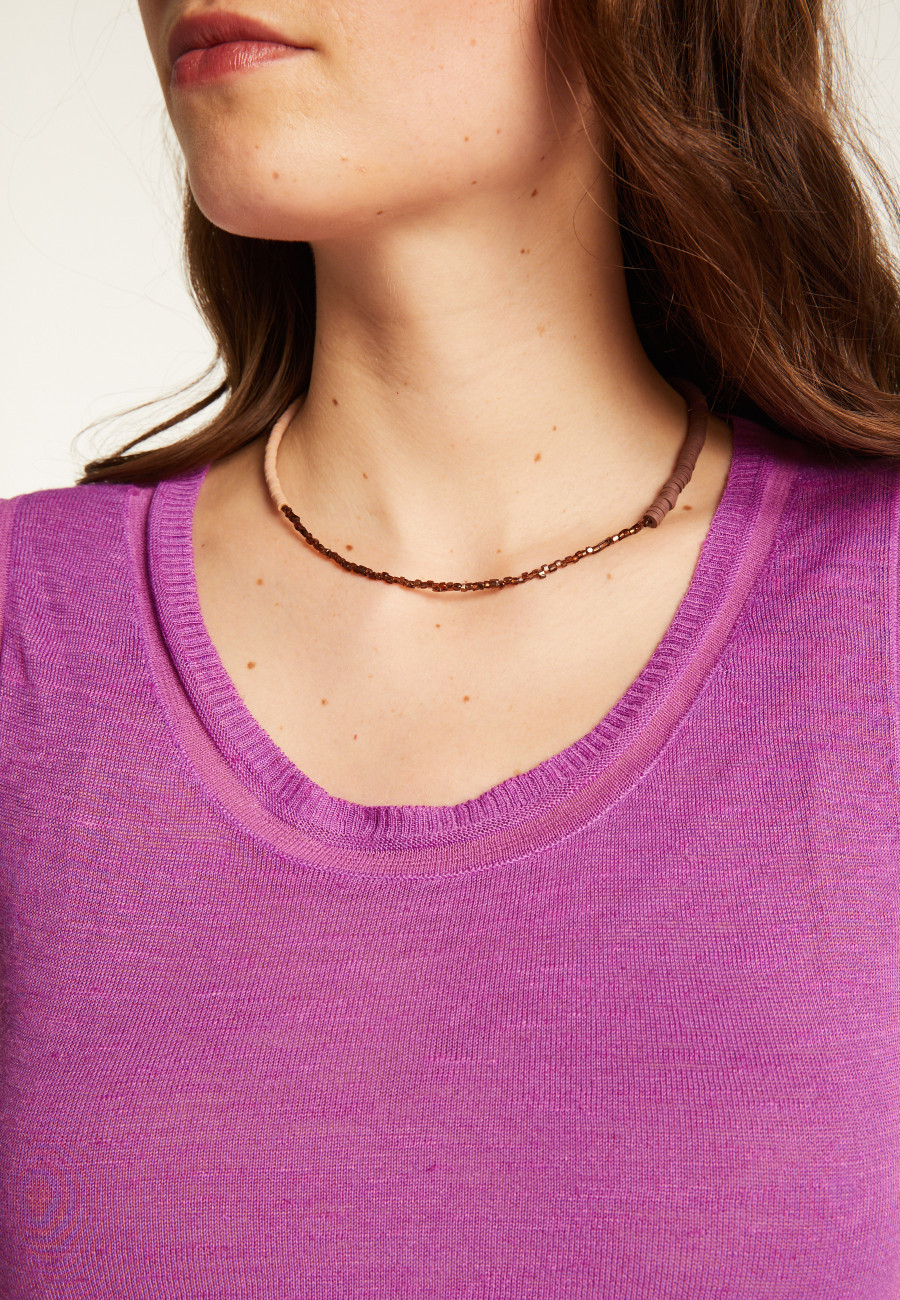 Ensemble robe en lin et coton - Dayana