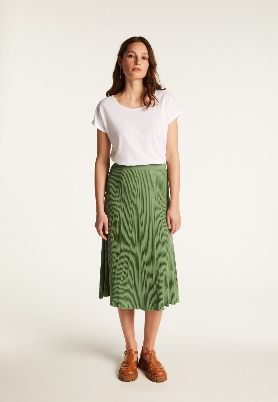 Cotton boat neck t-shirt - Divine