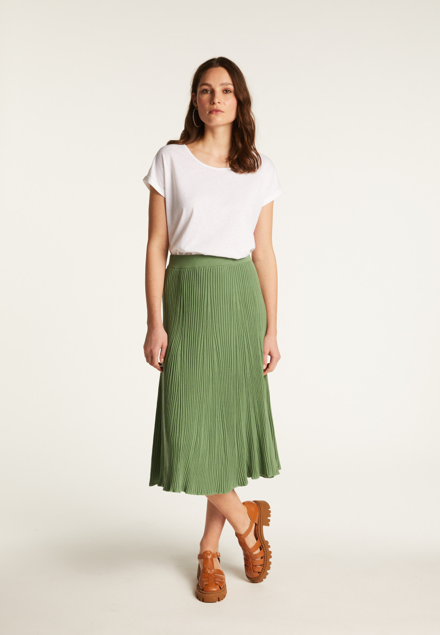 Cotton boat neck t-shirt - Divine