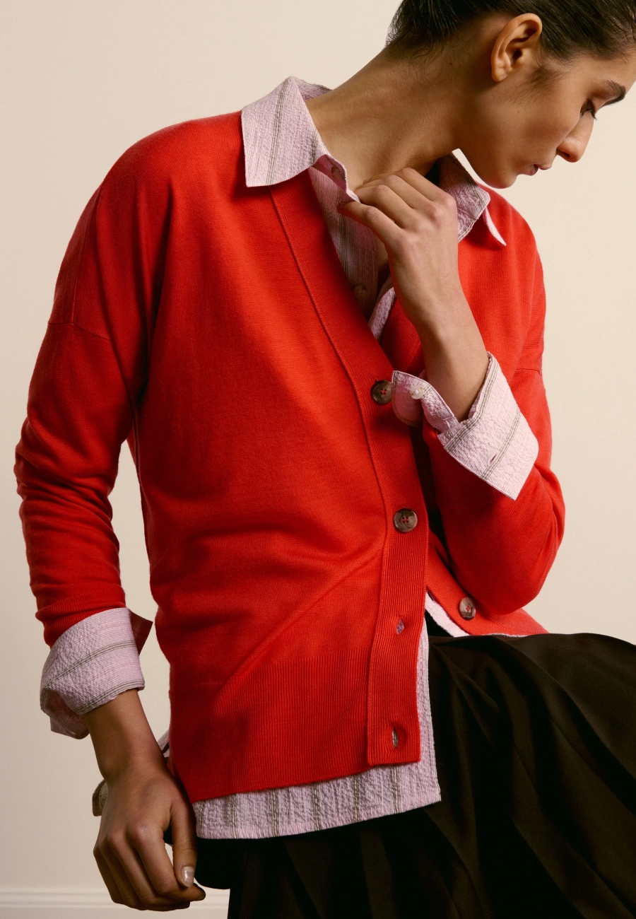 Malo cotton v-neck t-shirt