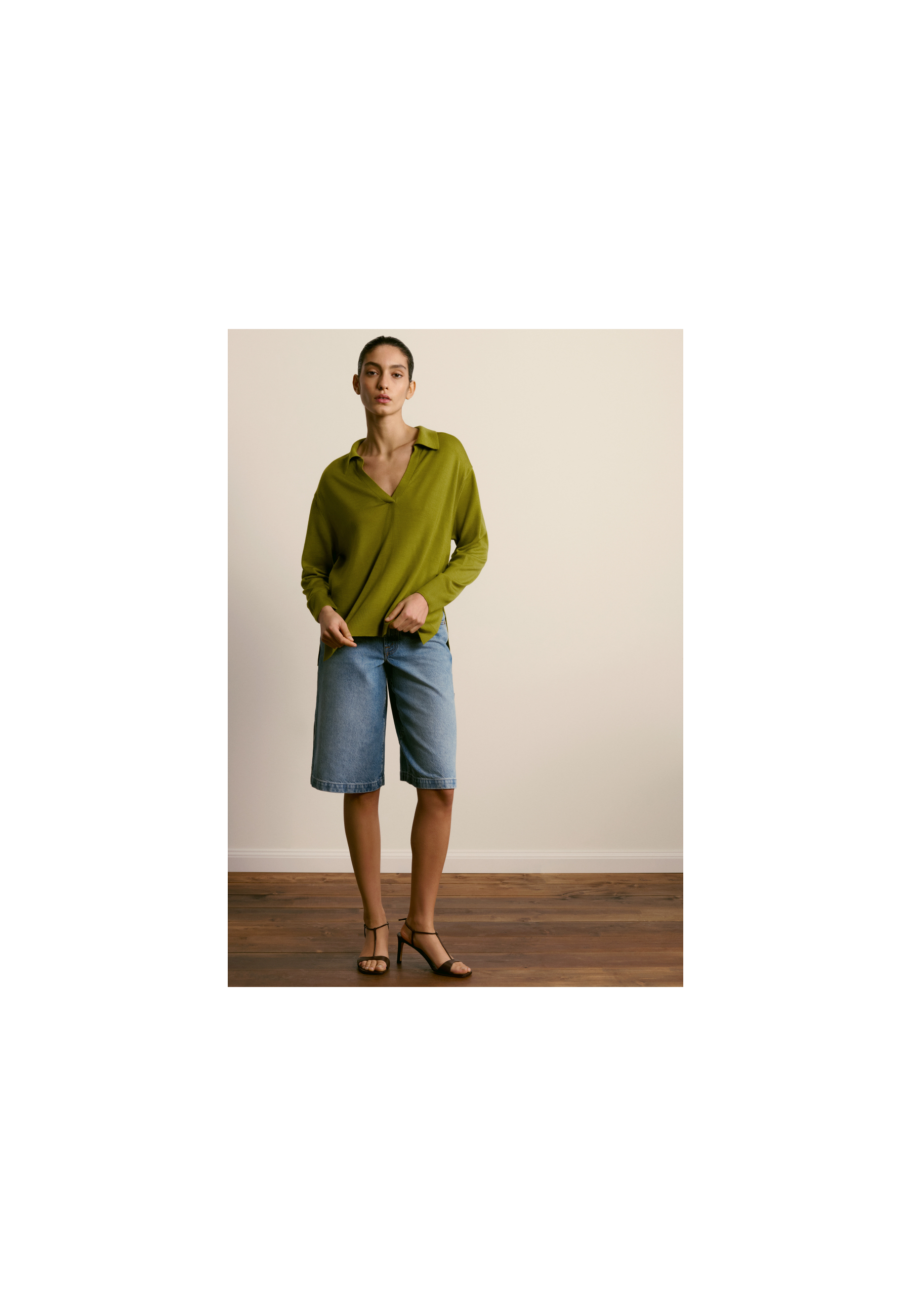 Montagut cashmere oversized V-neck sweater