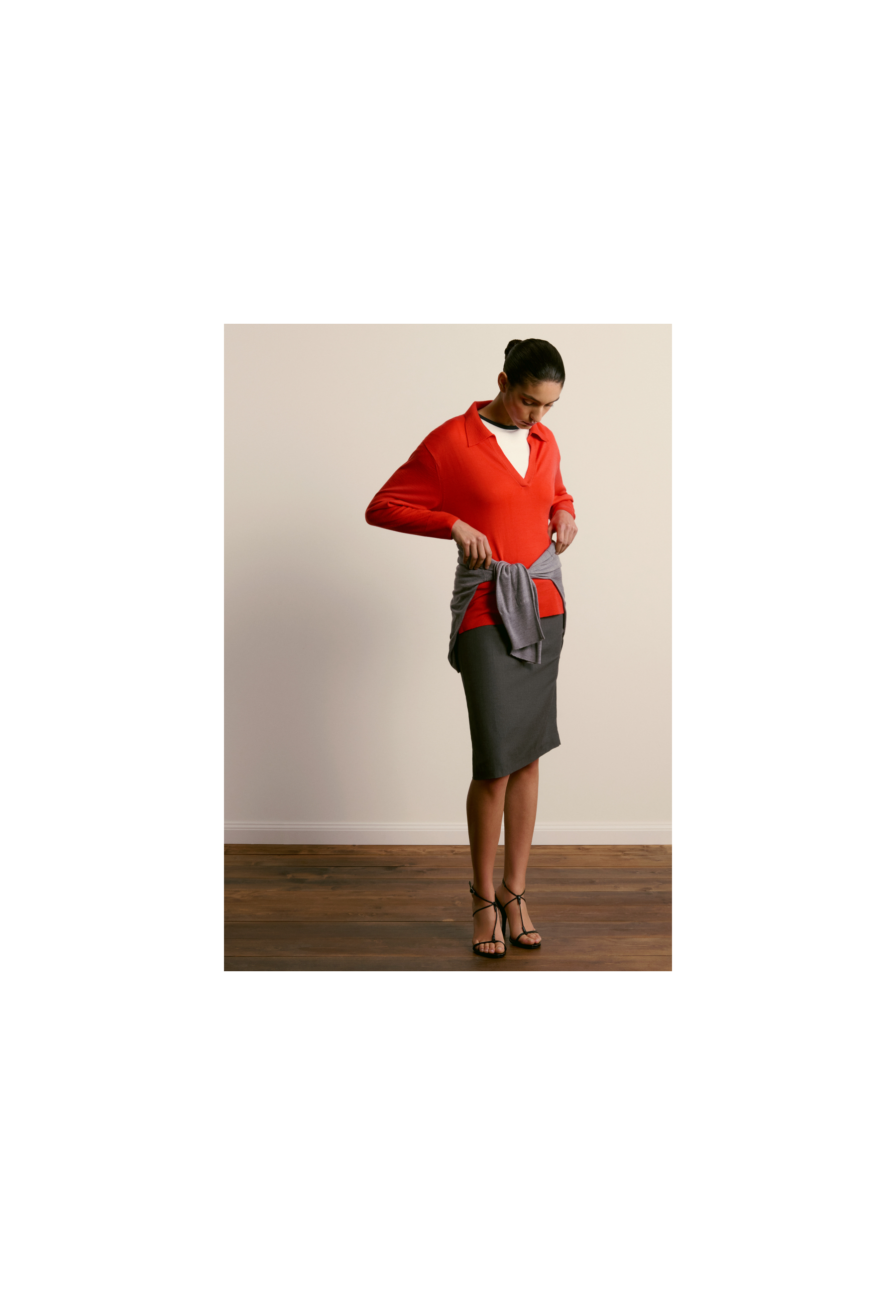 Montagut cashmere oversized V-neck sweater