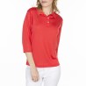 Fancy Polo Sleeve in Fil Lumière Laure
