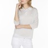 Polo manches fantaisie en Fil Lumière Laure 7080 lunar- 11 gris clair