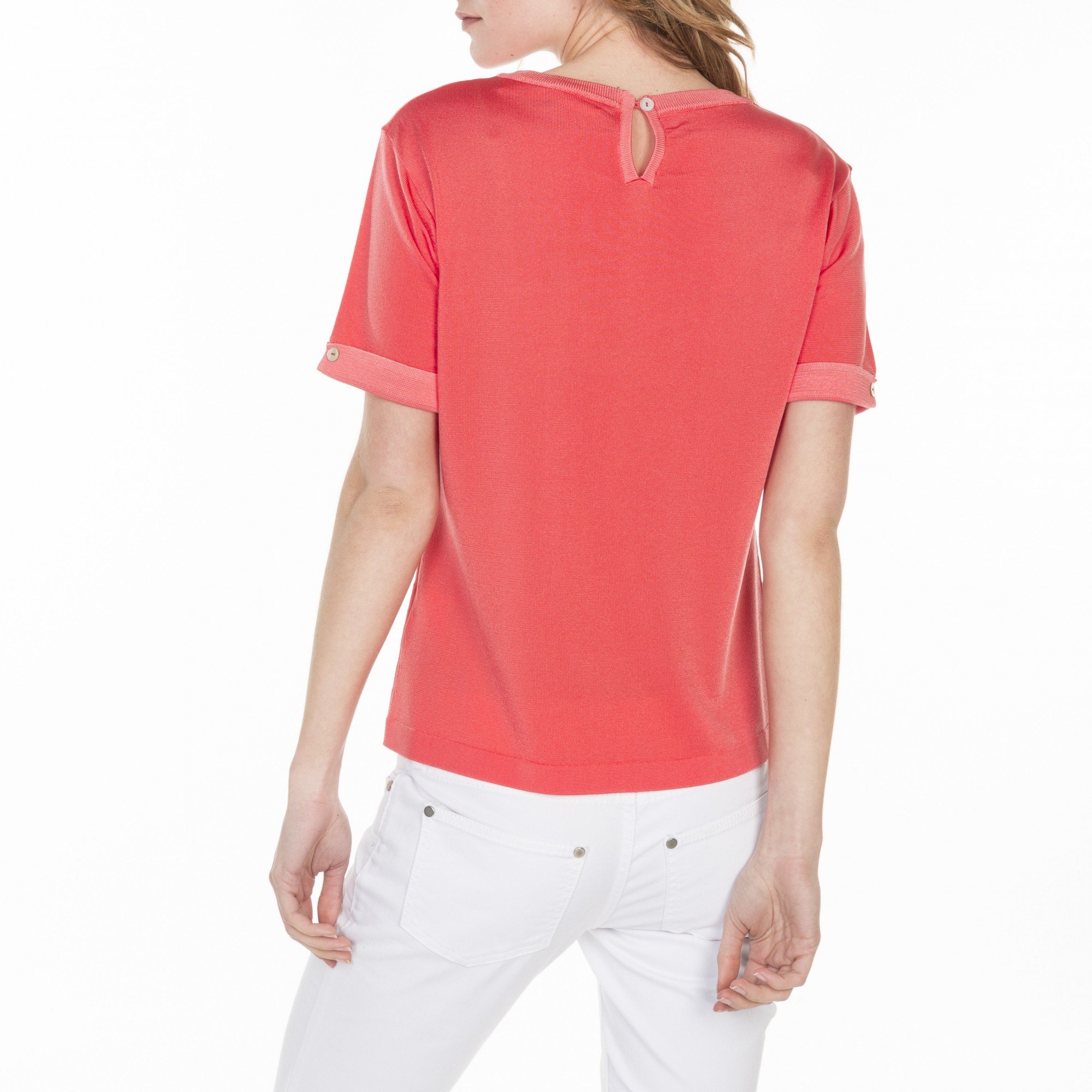 Unisex Sleeveless T-Shirt in Fil Lumière Laurie