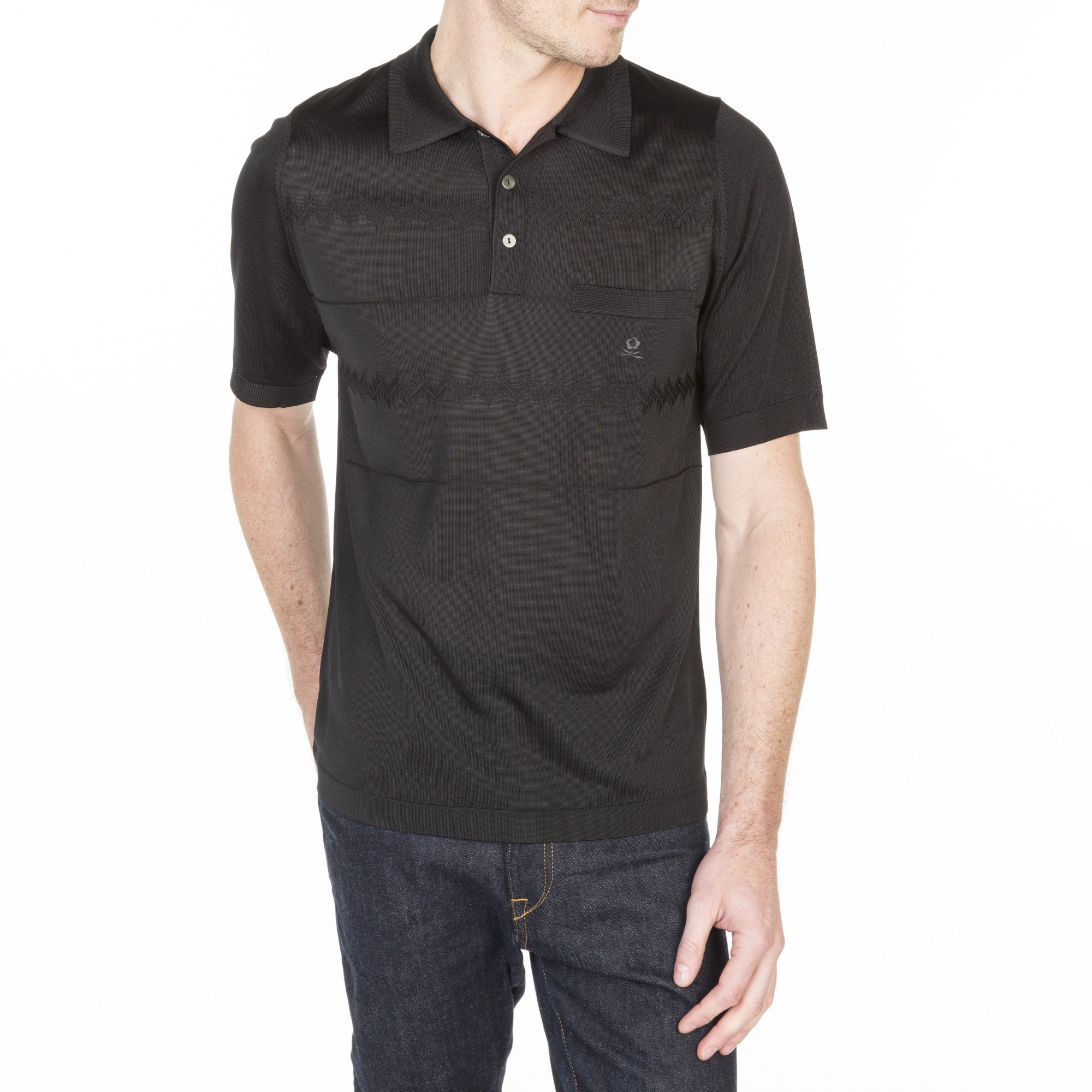 Stripes and zig zag polo Louenne