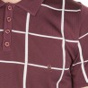 Polo homme carreaux Fil Lumière Marin 6183 nectar - 51 bordeaux