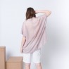 Gilet sans manches maille fantaisie Alban 6281 Rosée - 24 Rose clair