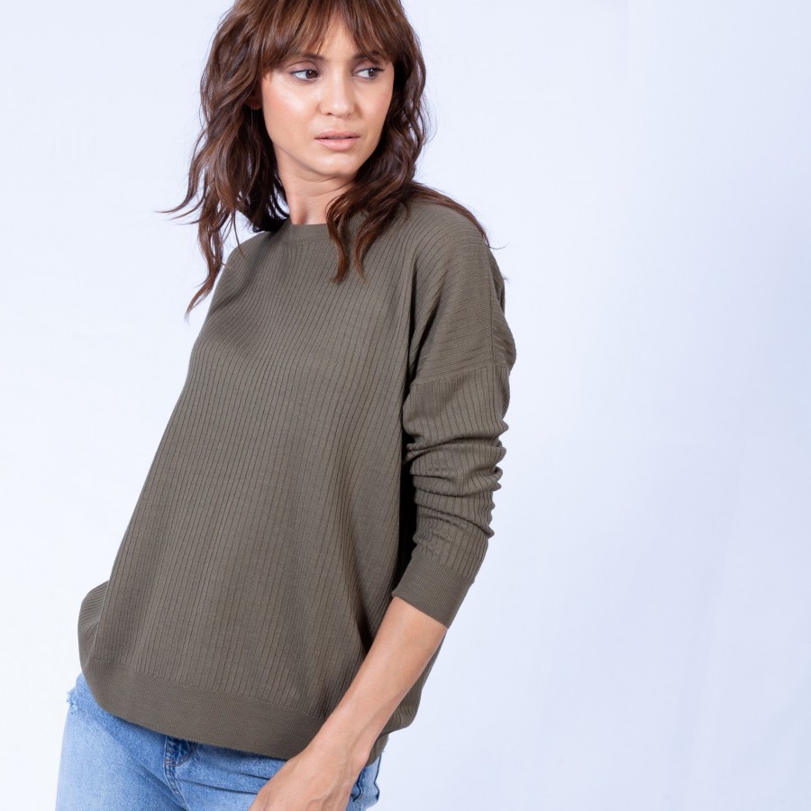 Pull oversize à côtes - Gladys