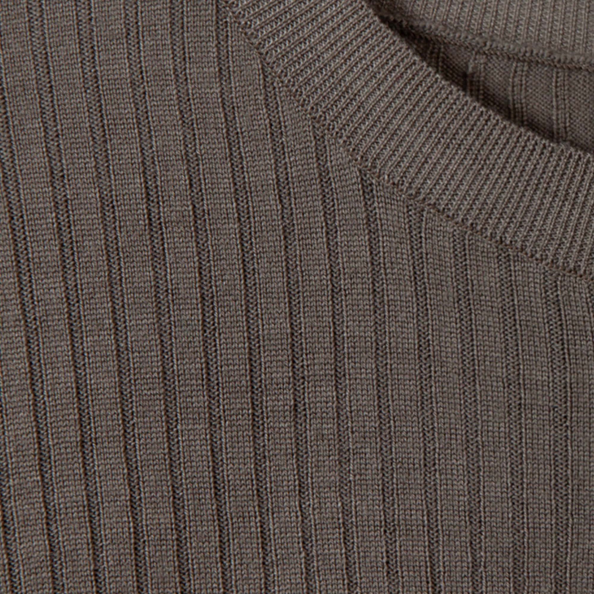 Pull oversize à côtes - Gladys 6368 Steppe - 83 Kaki