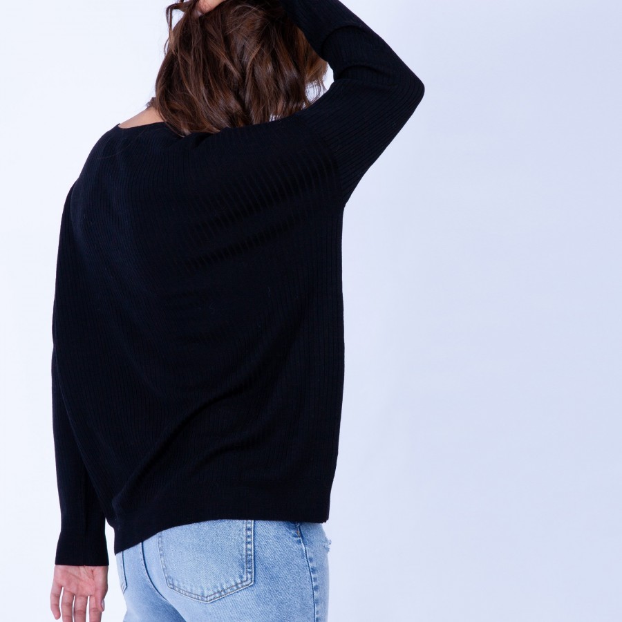 Oversized ribbed jumper - Gladys