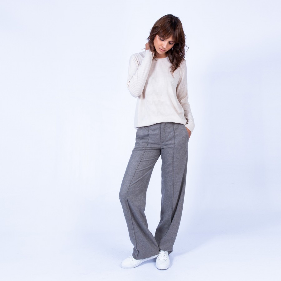 Oversized ribbed jumper - Gladys