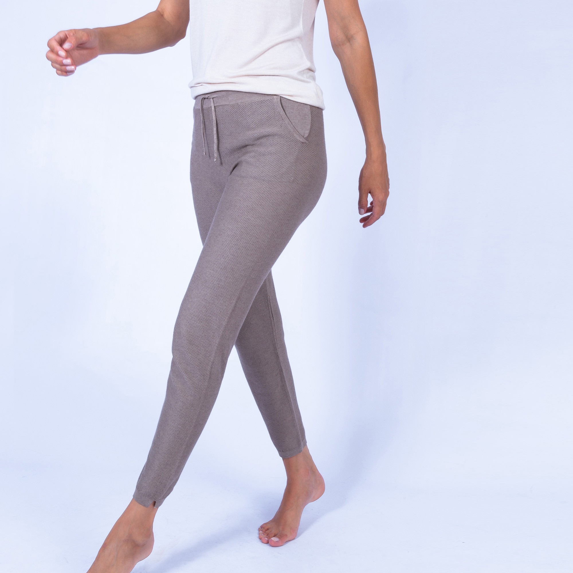Pantalon en coton cachemire