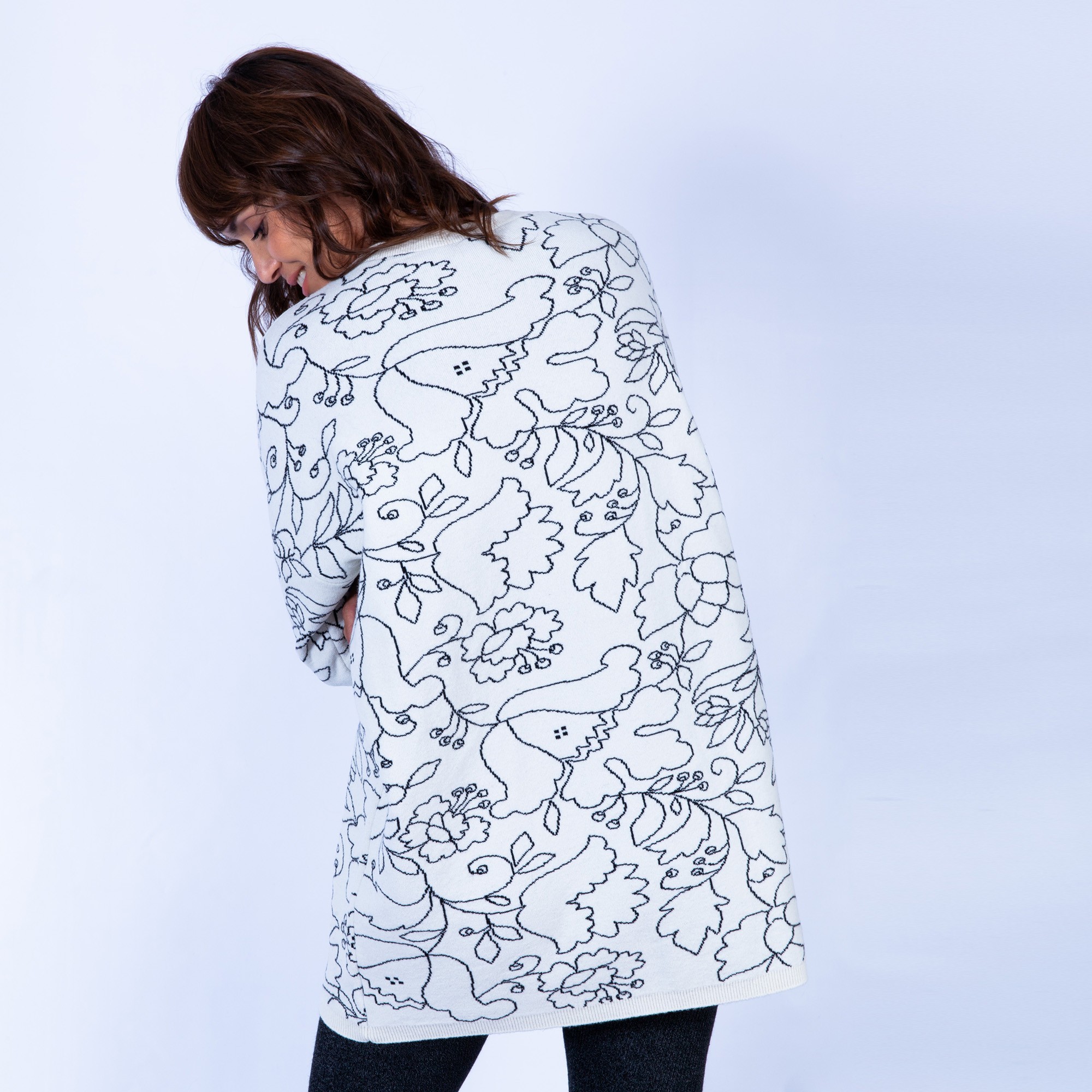 Pull à fleurs Garulla