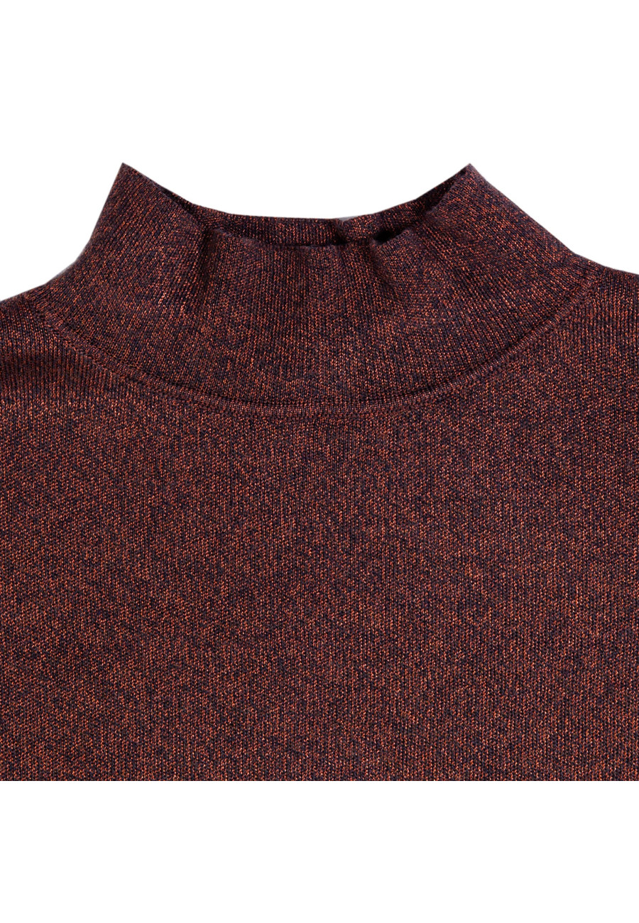 Loose-fit dress with high-neck — Grazia