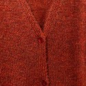 Gilet oversize en mohair Gabel 6371 Santal - 15 Orange