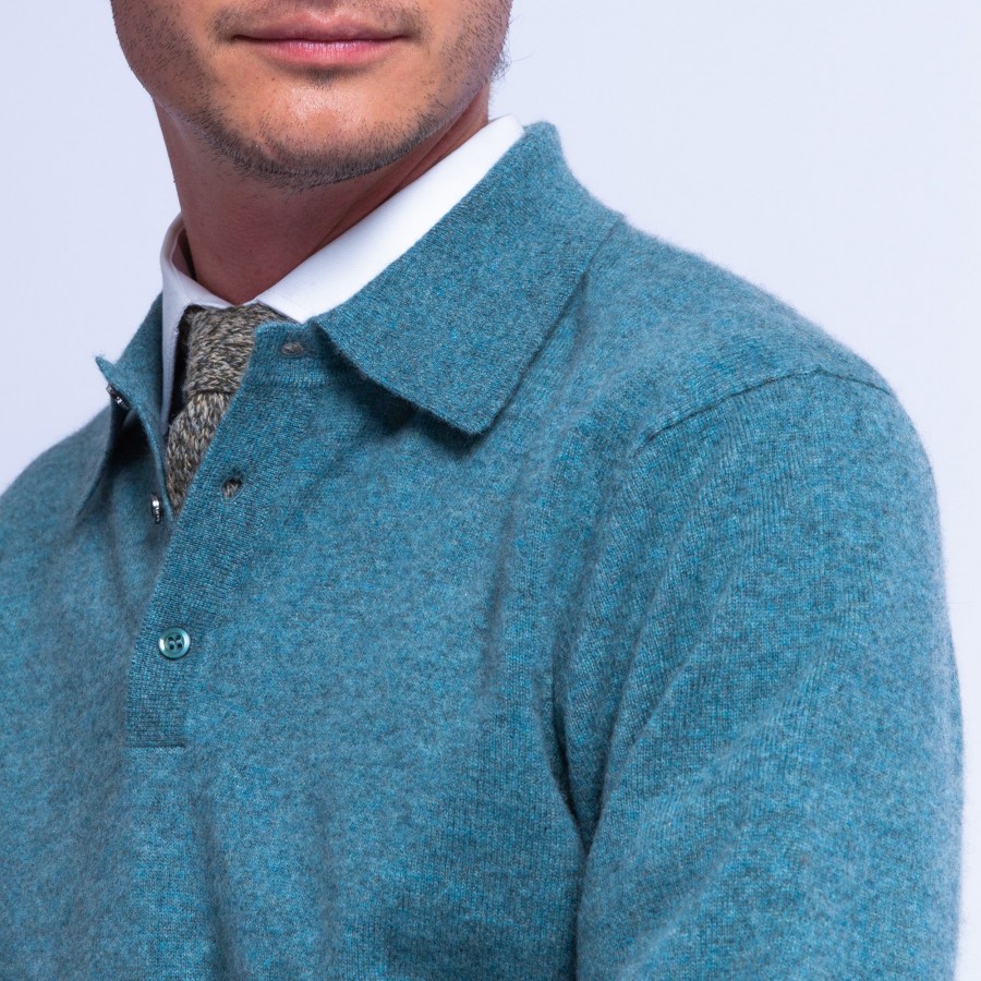 Pull col polo en cachemire - Franklin