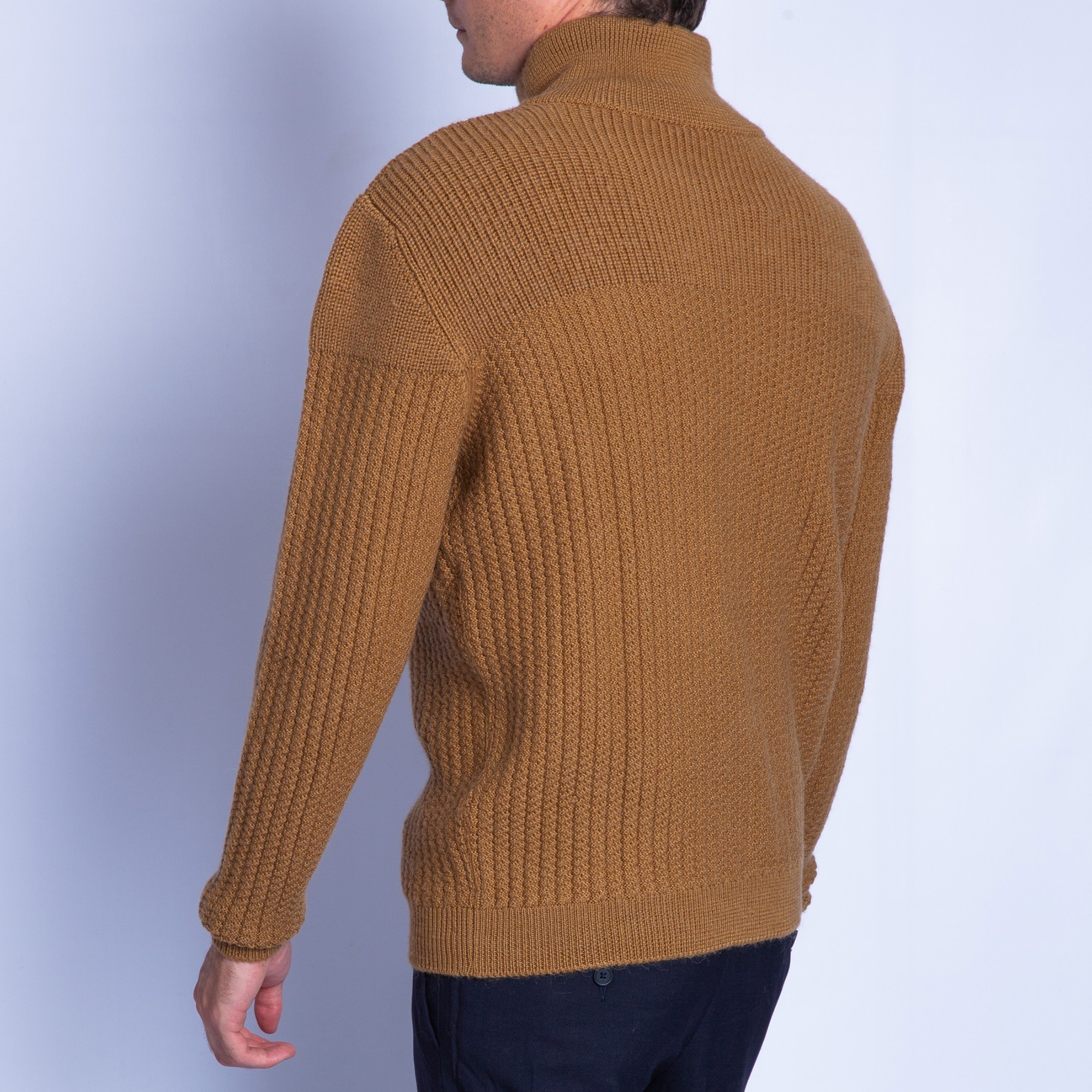 Gilet col montant zippé en alpaga Fribourg
